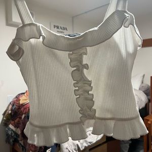 Reformation white shirt